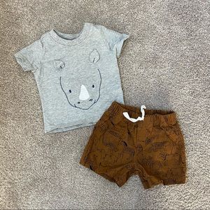 rhino two-piece outfit